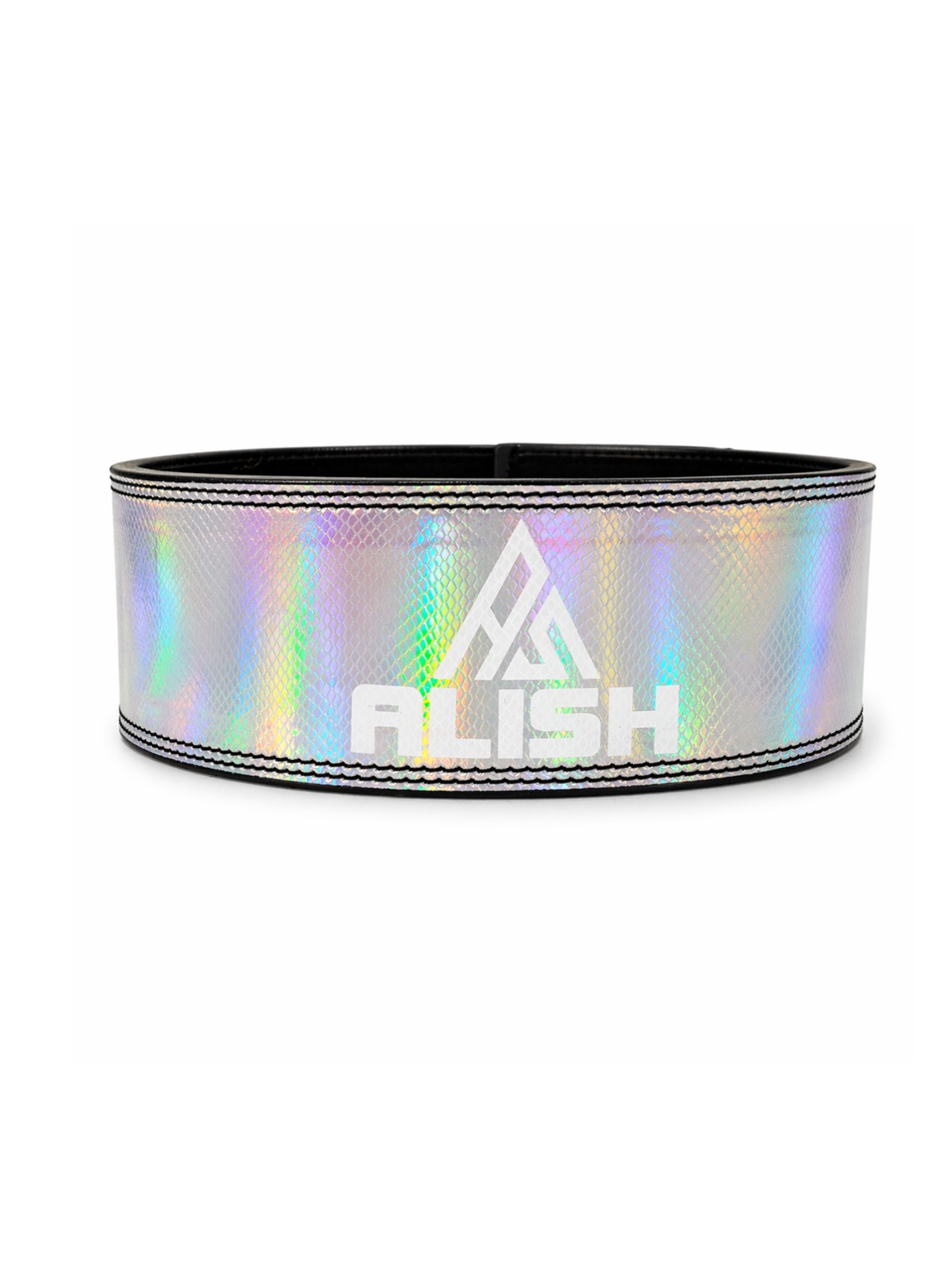 10MM LEVER BELT -SILVER HOLOGRAPHIC - Image 2