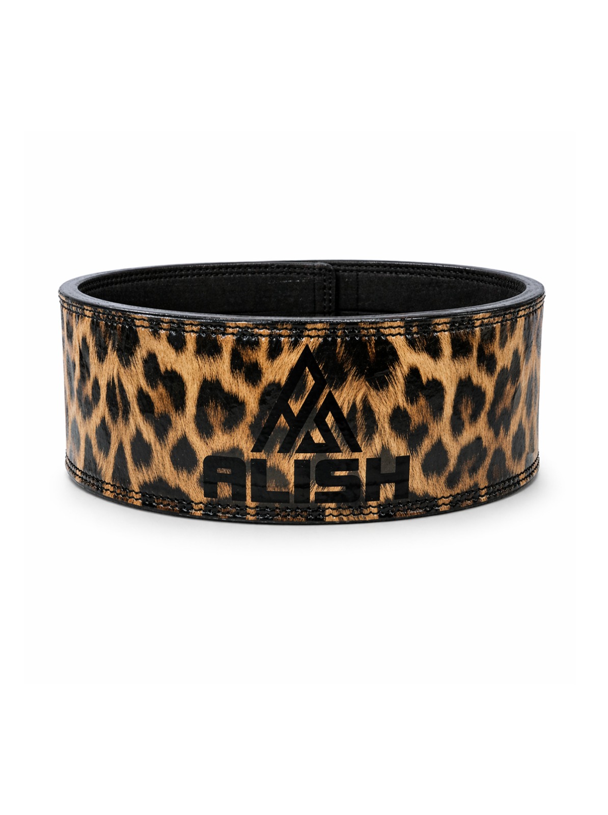 10MM LEVER BELT - LEOPARD(brown/black)/GOLD - Image 2