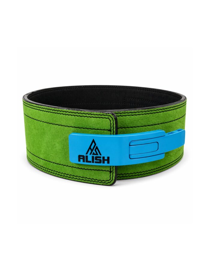 10MM LEVER BELT - GREEN/BLUE
