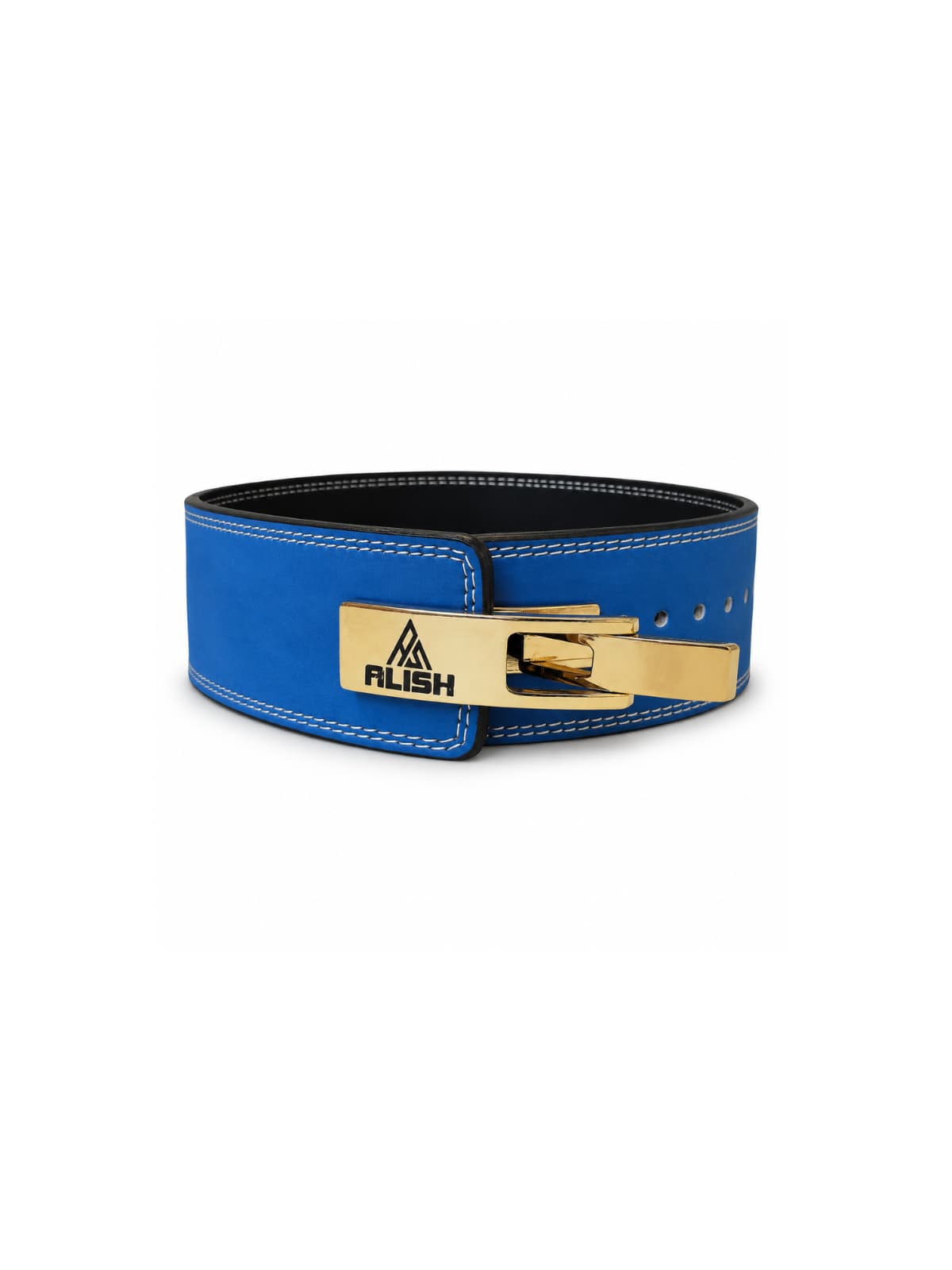 10MM LEVER BELT – BLUE ( GOLDEN LEVER )