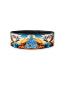 10MM LEVER BELT - SKY BLUE/SILVER/BLACK