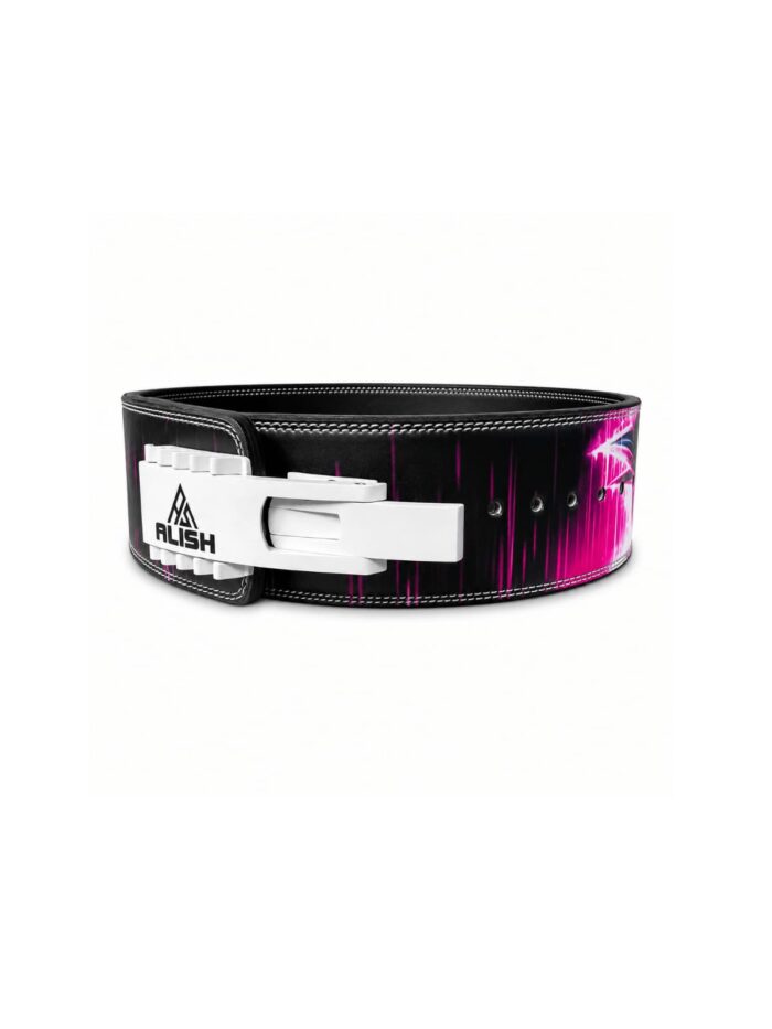 10MM LEVER BELT - ( Red belt with a Black Inner lining )
