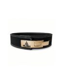 3 INCH LEVER BELT-( BLACK & GOLDEN BUCKLE )