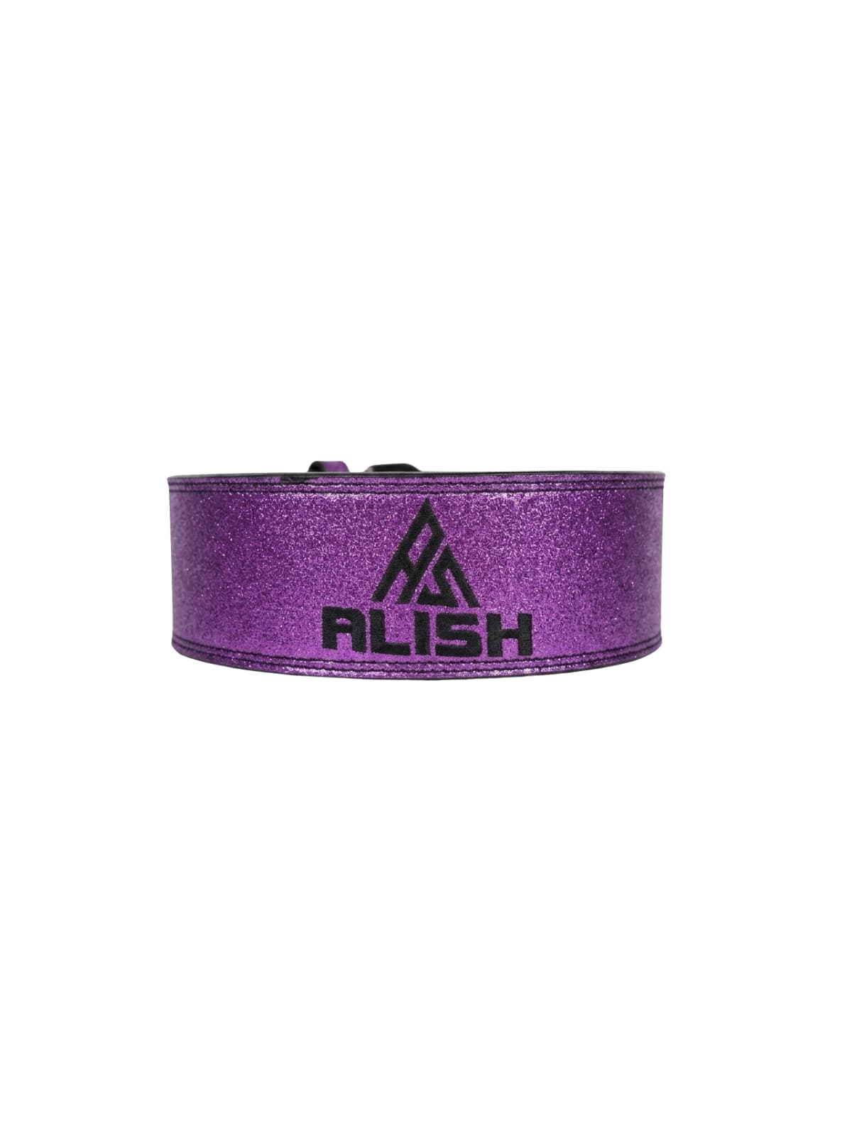 PURPLE SPARKING LEATHER 10MM BELT – ( BLACK LEVER ) - Image 2