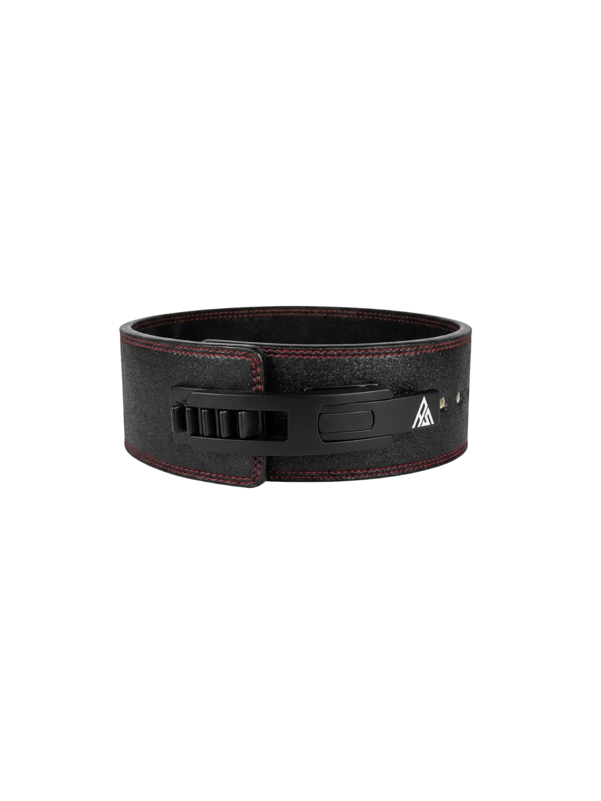BLACK SPARKING LEATHER 10MM BELT – ( BLACK LEVER ) - Image 2