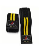 Knee Wraps -( Black/Yellow )