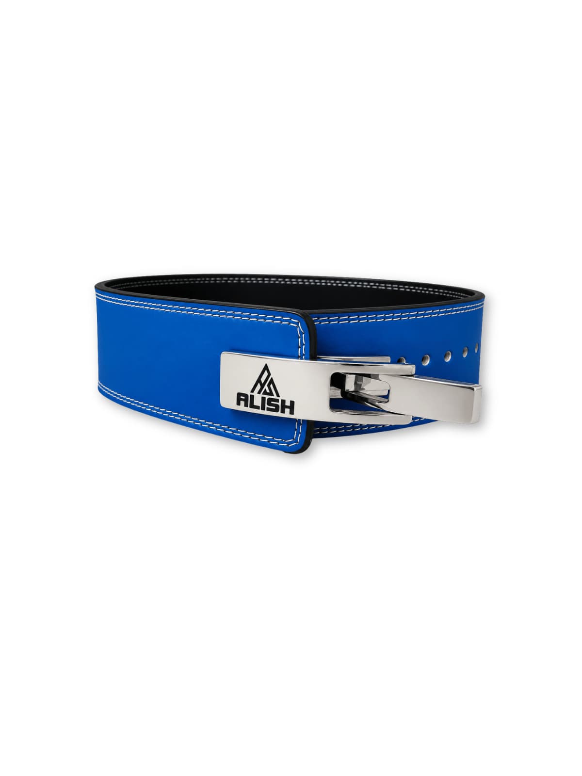 10MM LEVER BELT - BLUE/SILVER