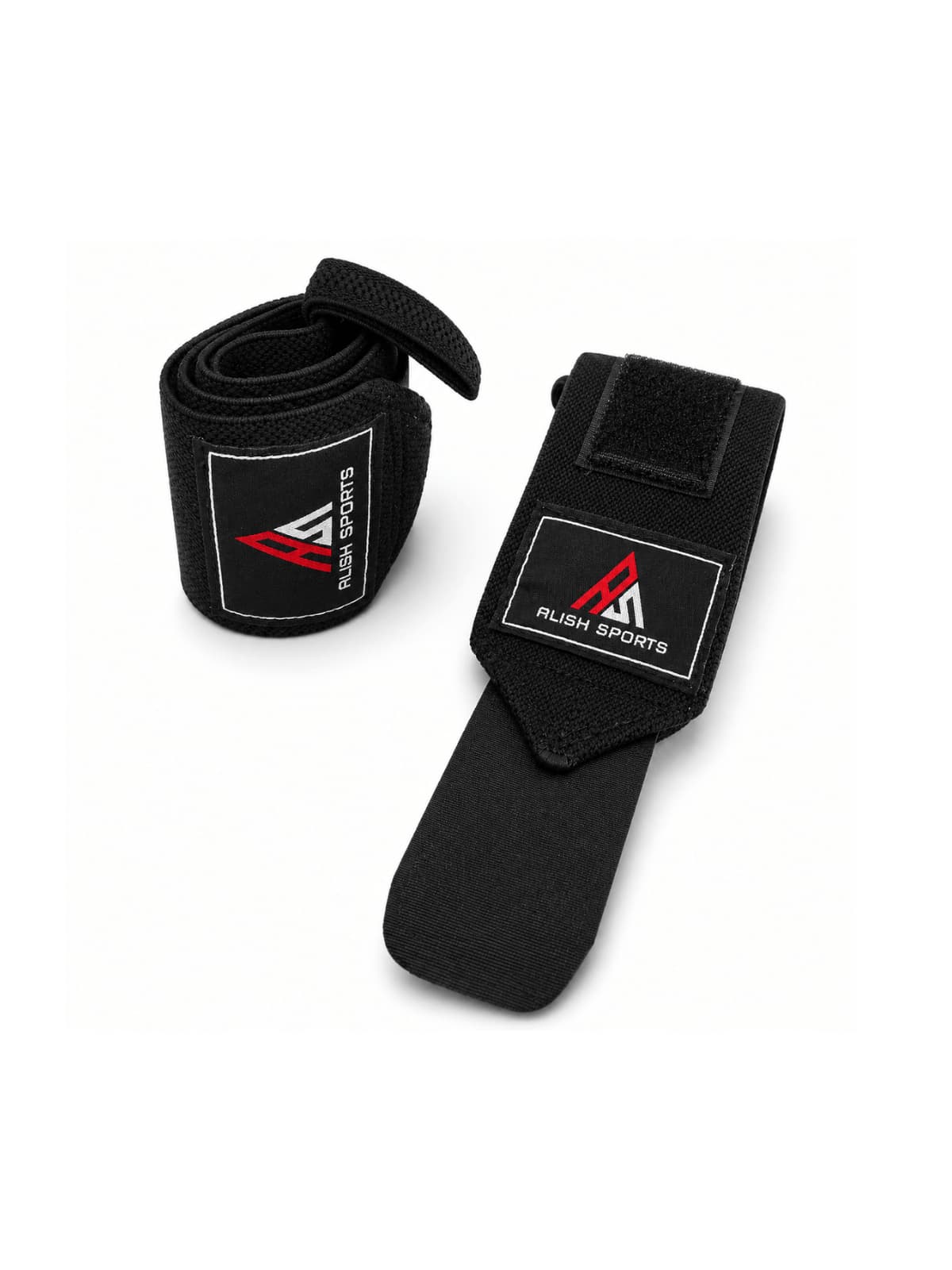 HEAVY DUTY WRIST WRAPS (SOLID BLACK) - Image 2
