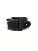 POWERLIFTING BELT 10MM (4 Inch  )( Black) ( DOUBLE PRONG )