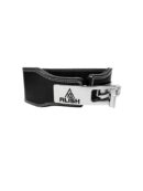 10MM LEVER BELT ( BLACK AND SILVER BUCKLE )